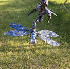 Ace surfing on a dragonfly