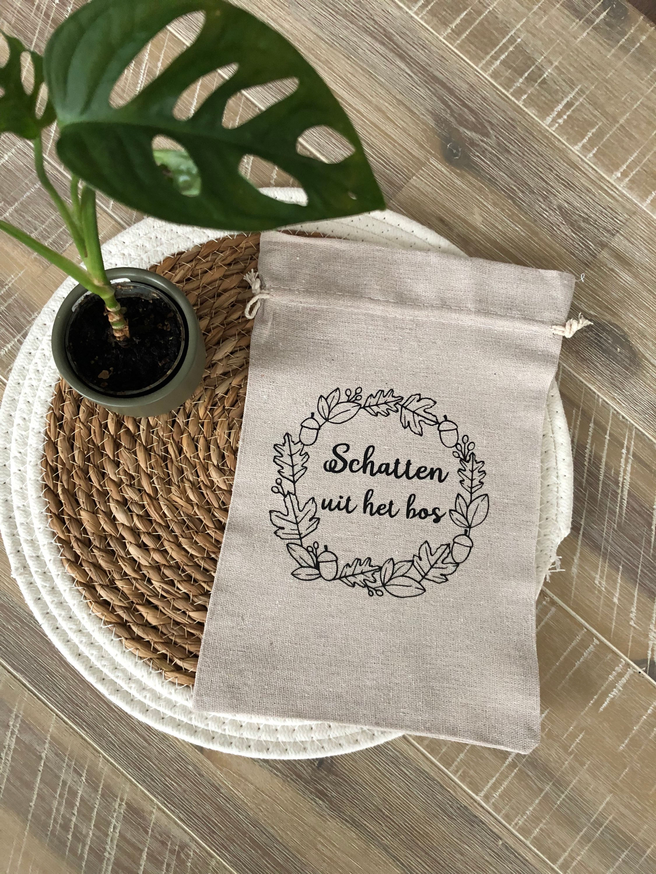 Bewaarzakje schatten uit het bos