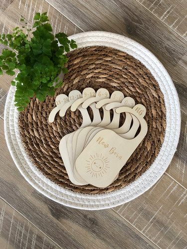 7 Stuks Houten Babygarderobe - Scheidingswanden Baby Kledingverdeler Voor Pasgeborenen Tot 24 Maanden Baby Maat Scheider Kinderkamer Hanger En Decoratie Voor Jongens En Meisjes 7 Stuks Houten Babygarderobe - Scheidingswanden Baby Kledingverdeler Voor Pasgeborenen Tot 24 Maanden Baby Maat Scheider Kinderkamer Hanger En Decoratie Voor Jongens En Meisjes