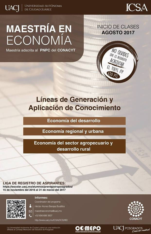 POSGRADOS: Maestría en Economía