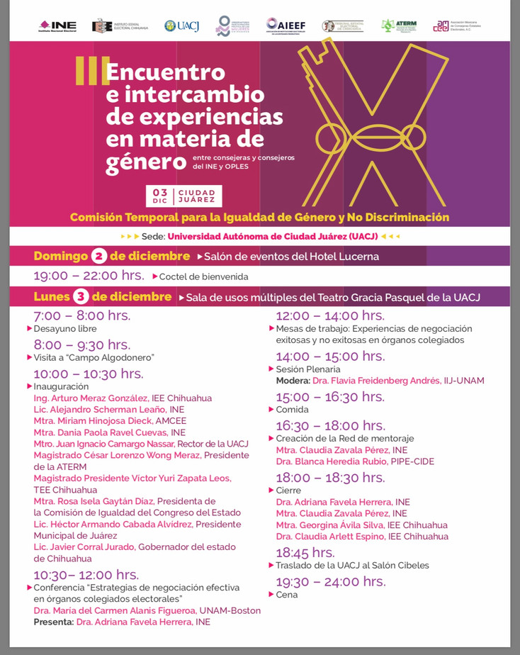 Realizan en la UACJ el III Encuentro e intercambio de experiencias en materia de género