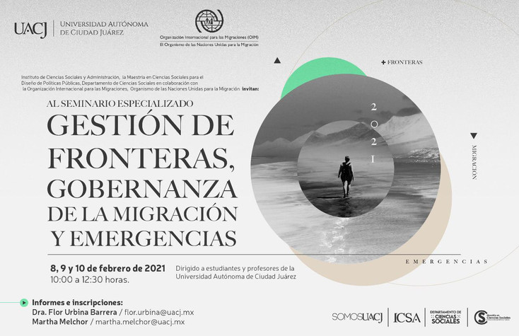 Realizarán Seminario Especializado "Gestión de fronteras, gobernanza de la migración y emergencias.