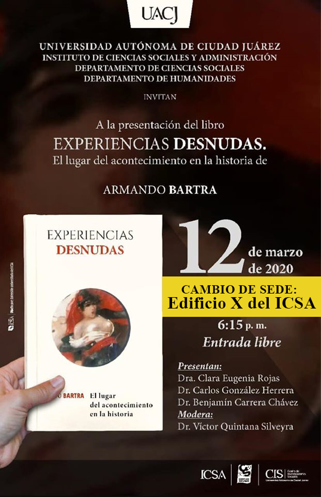Presentan libro "Experiencias desnudas..." de Armando Bartra