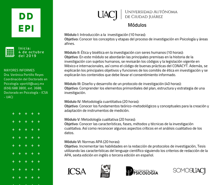 Ofrecen "Diplomado en diseño y elaboración de protocolos de investigación"