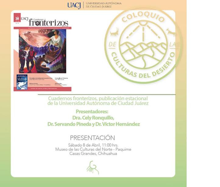 Presentan Cuadernos Fronterizos en Nuevo Casas Grandes