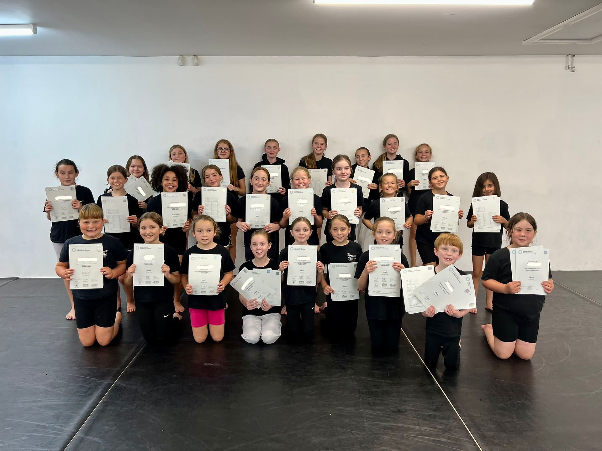 Certificate Hand Out ISTD - Flame Dance Studios