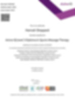 Reset By Hannah Massage Qualification