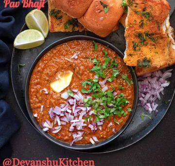 Pav Bhaji Recipe | Easy Mumbai Style Pav Bhaji Recipe | मुंबई स्टाइल पाव भाजी रेसिपी By Devanshu