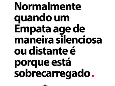Empatas se afastam quando estão sobrecarregados