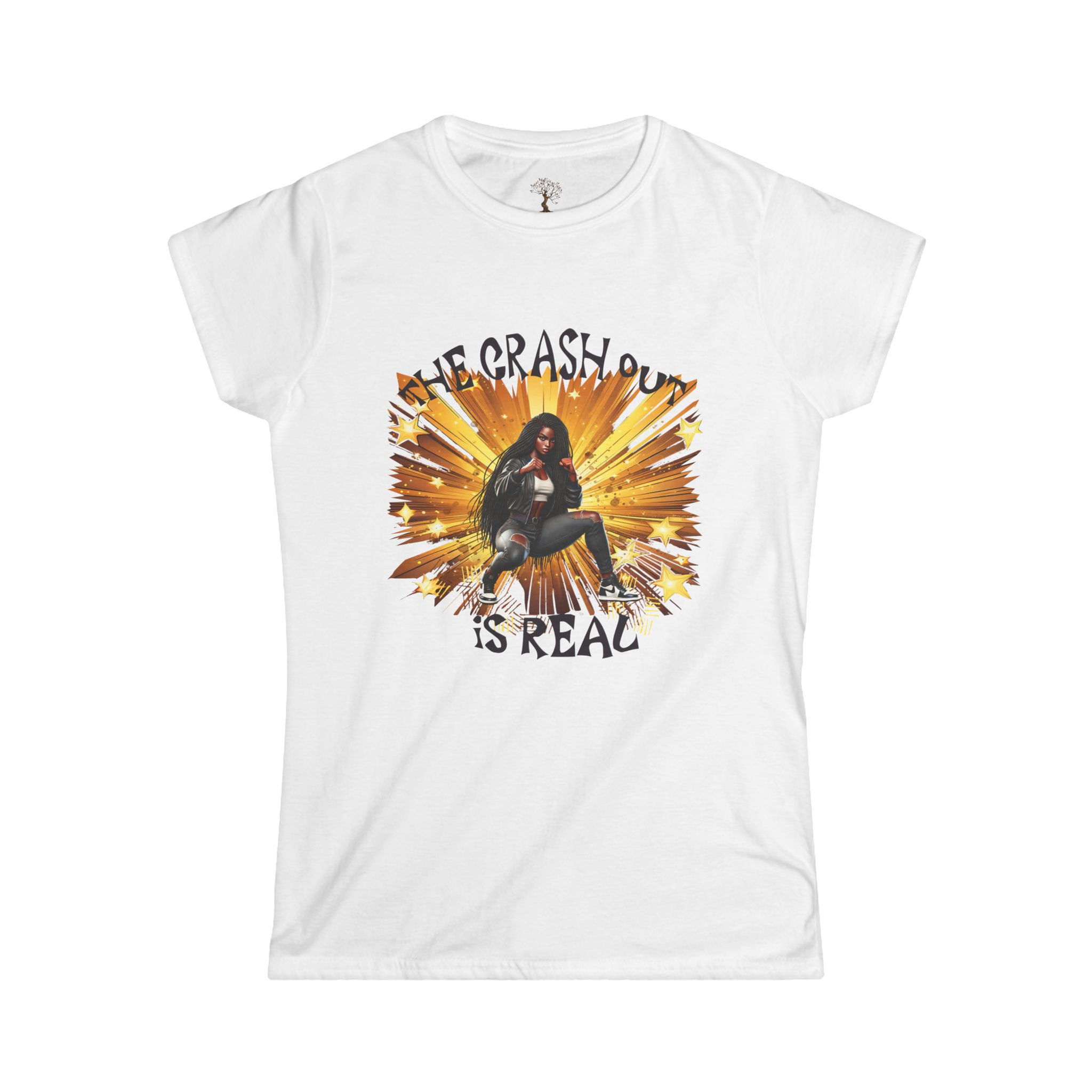 Crash Out is Real Women's Softstyle Tee 