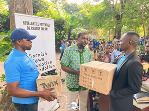 La CVEF remet des kits scolaires aux élèves du CS Martin Luther King