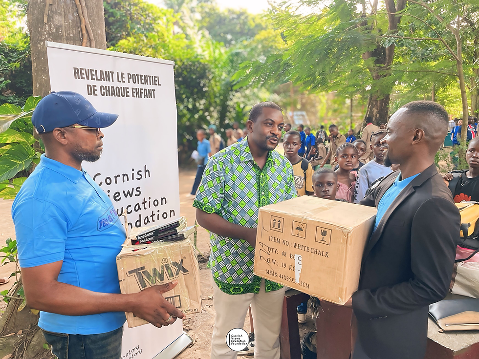 La CVEF remet des kits scolaires aux élèves du CS Martin Luther King