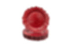 Charger Plates - Red (4)