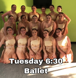 Tuesday 6:30 Ballet