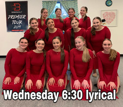 Wednesday 6:30 Lyrical