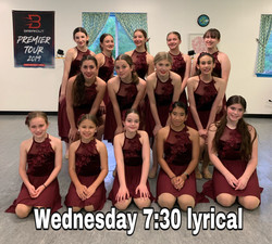 Wednesday 7:30 Lyrical