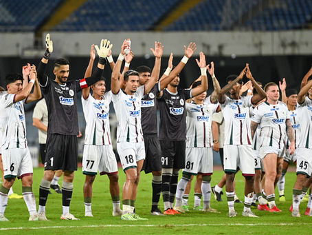 Mohun Bagan after winning against Diamond Harbour FC