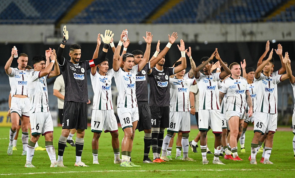 Mohun Bagan after winning against Diamond Harbour FC