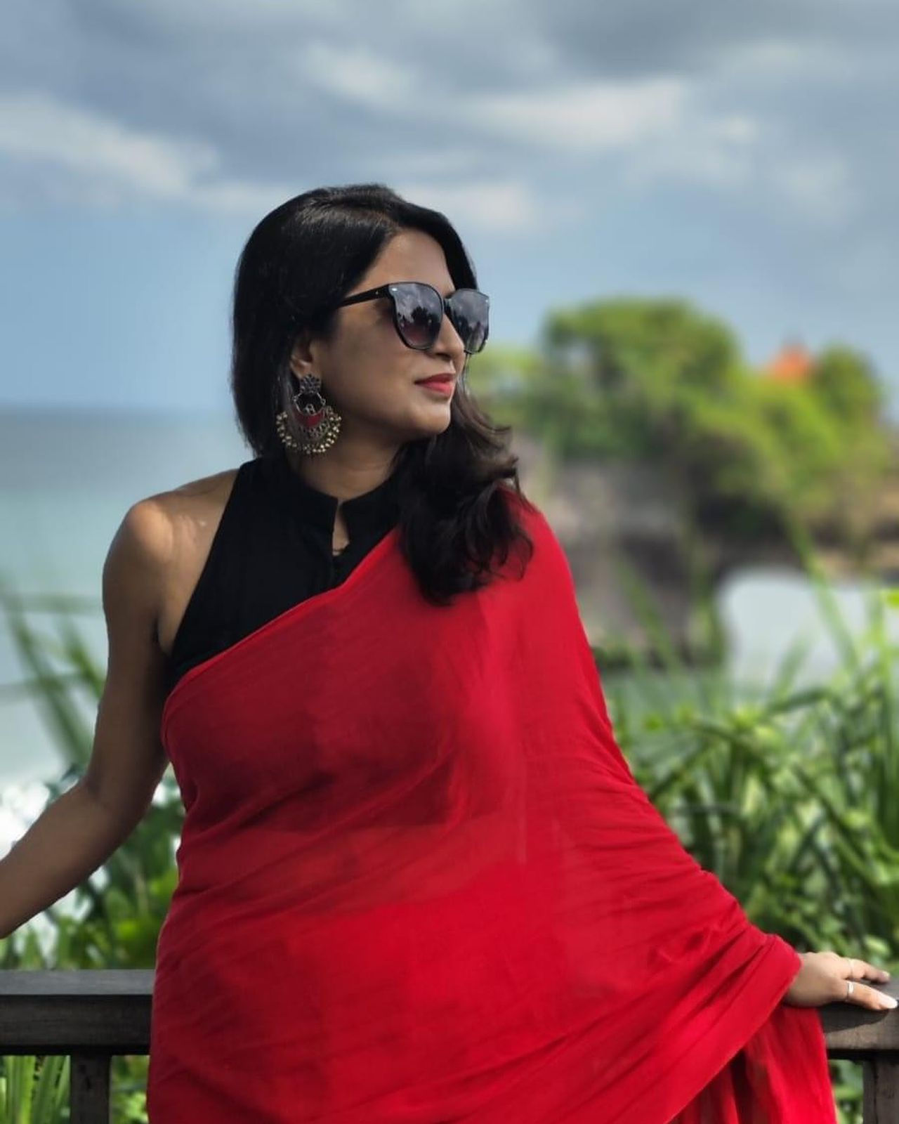 Vintage Afghan Chandbali Earring