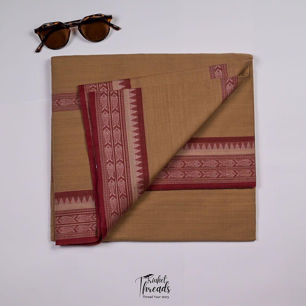Thumbnail: Dhonekhali Pure Cotton by Trinket Threads