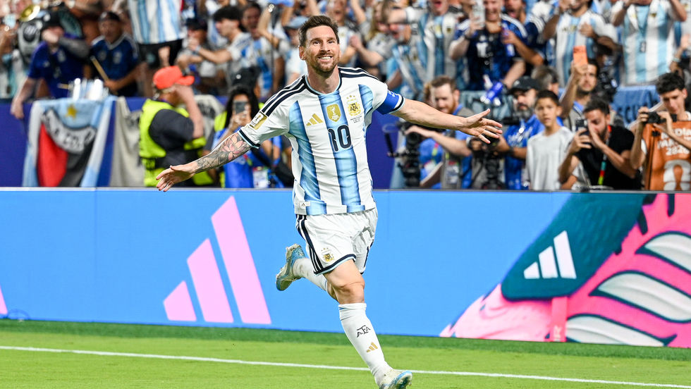 Lionel Messi against Algeria in 2026 World Cup