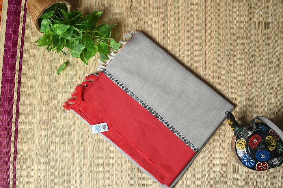 Thumbnail: Begampuri Saree by Trinket Threads