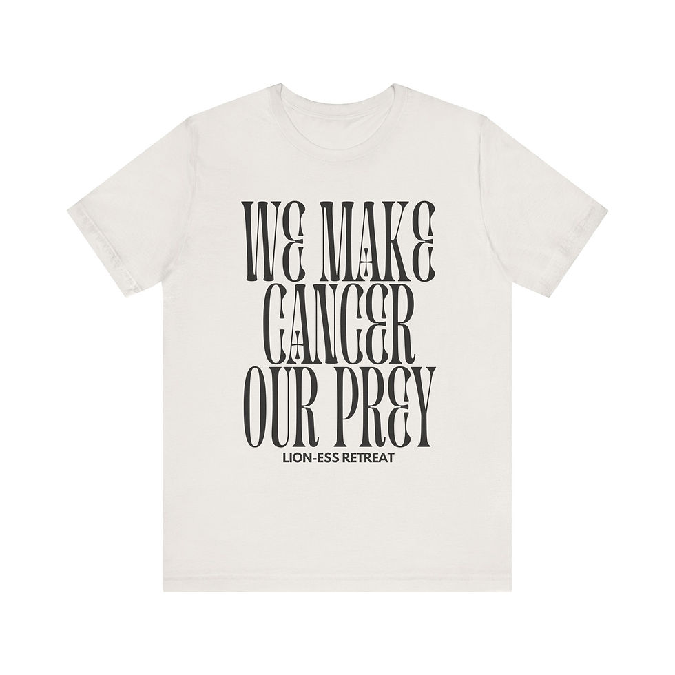 Thumbnail: We Make Cancer Our Prey Tee: Light Options