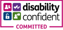 Disability confident commited logo