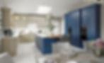 Belgravia Parisian Blue Stone Kitchen