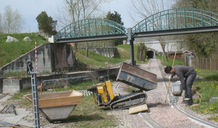 Letzte Schotterungen unter der Karrer-Brücke .jpeg