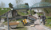 Letzte Schotterungen unter der Karrer-Brücke .jpeg