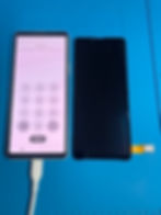 タッチ操作もスムーズに復活!データそのままで修理完了しました。
