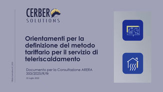 Documento per la Consultazione ARERA 353/2025/R/tlr