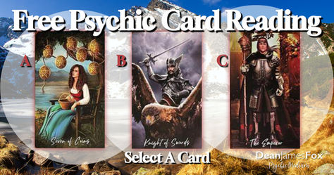 Free Psychic Card Reading; Words of Inspiration.