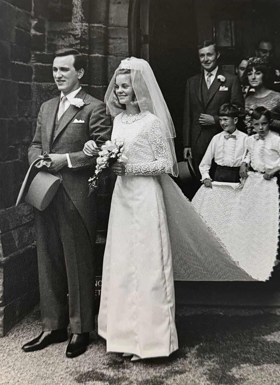 Ella's grandparents. 1965 vintage wedding cine film