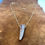Thumbnail: Moose Antler Tip Gold Necklace