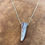 Thumbnail: Moose Antler Tip Gold Necklace