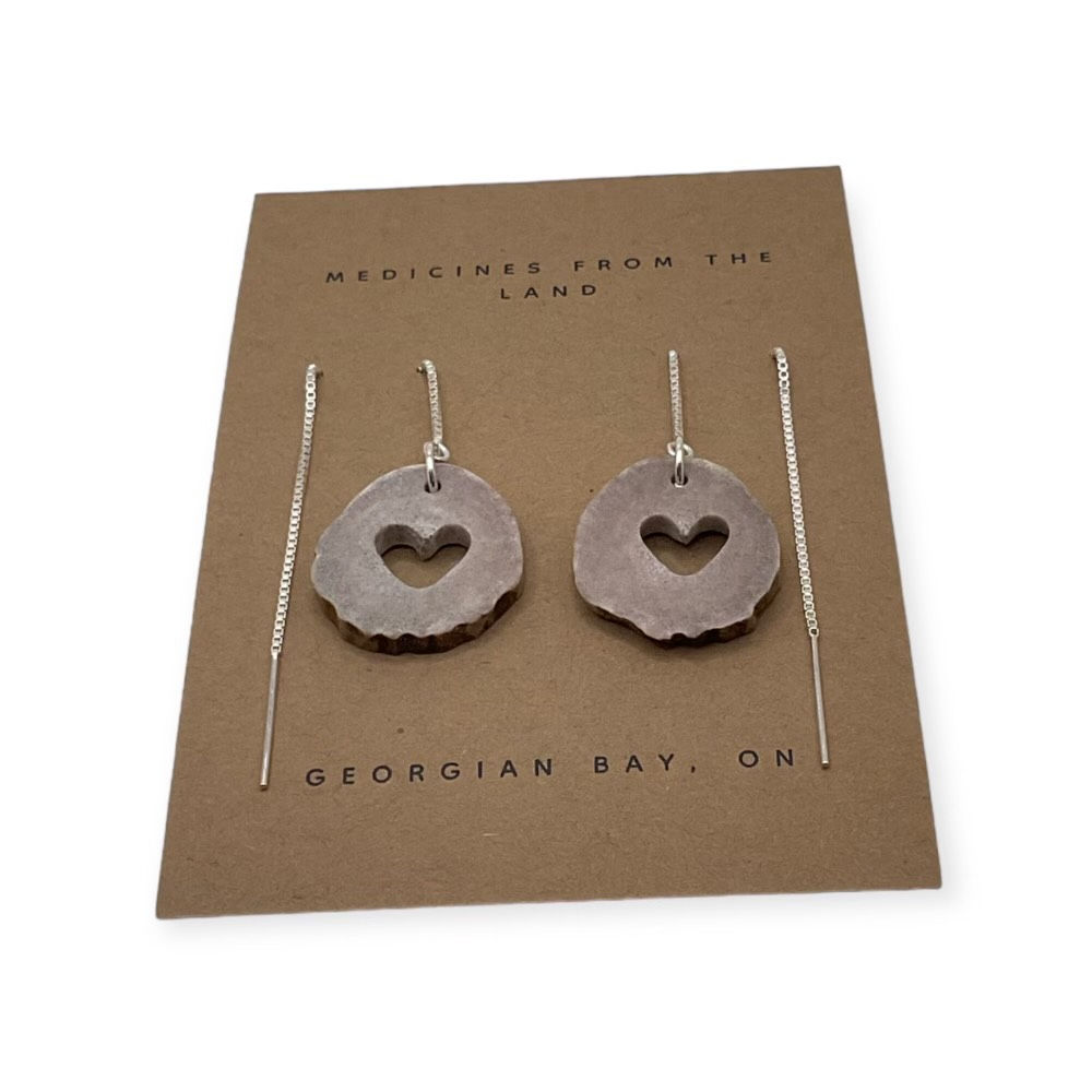 Deer Antler Heart Threaders