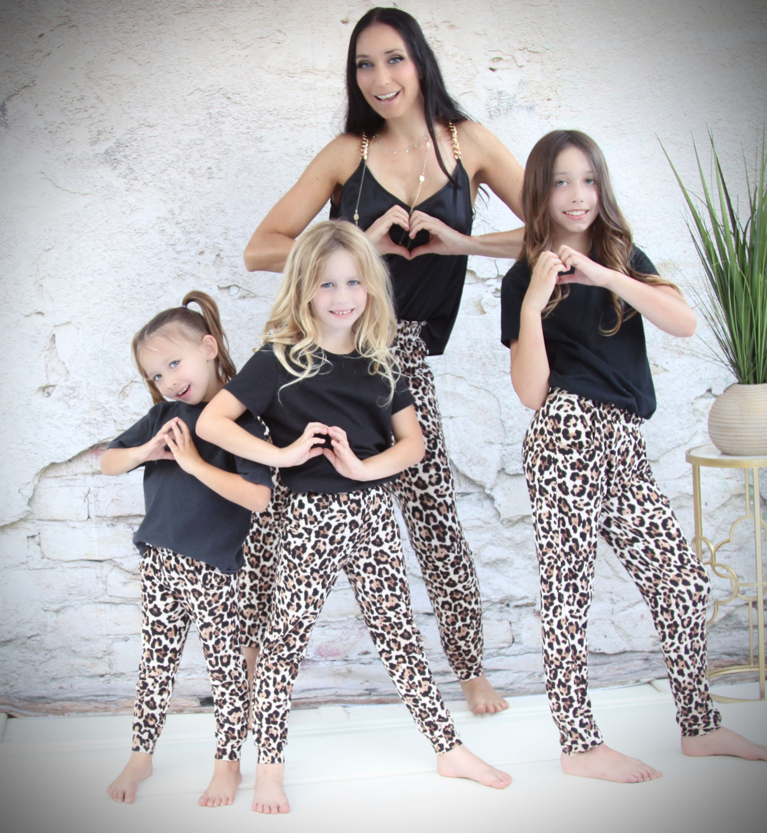 Kids Leopard Joggers
