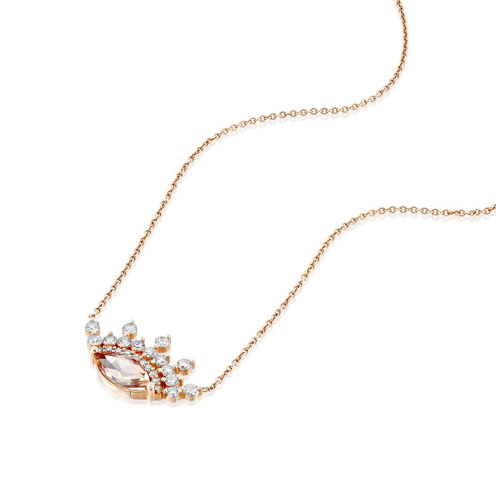 Evil Eye Diamond Necklace