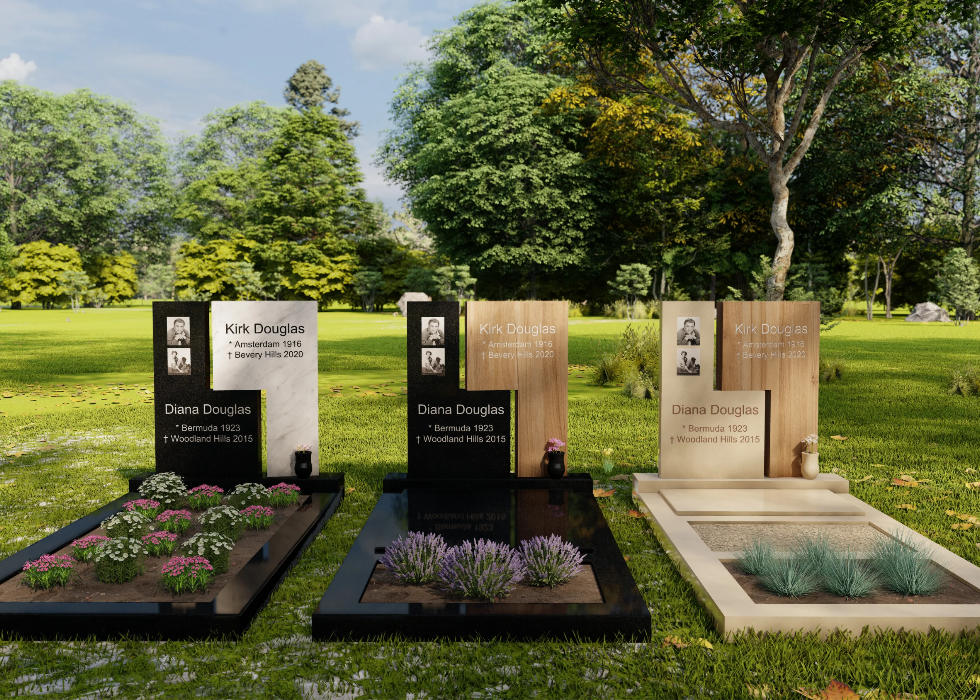 Grafmonument van natuursteen