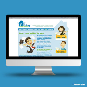 Finance Website Design – Jobs Page