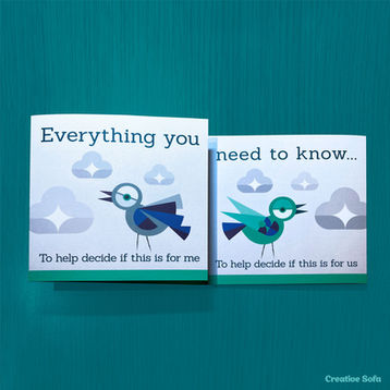 Hepburn Delaney Solicitors Mediation Leaflet – Inside view of this unusual double gate-fold leaflet design