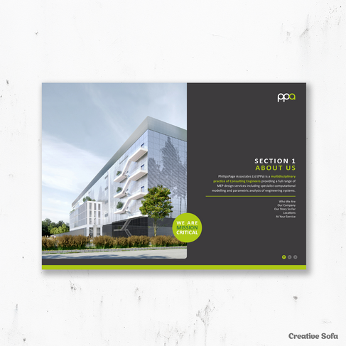 PPa Data Centres Capability Statement Design – Section 1 – by Creative Sofa
