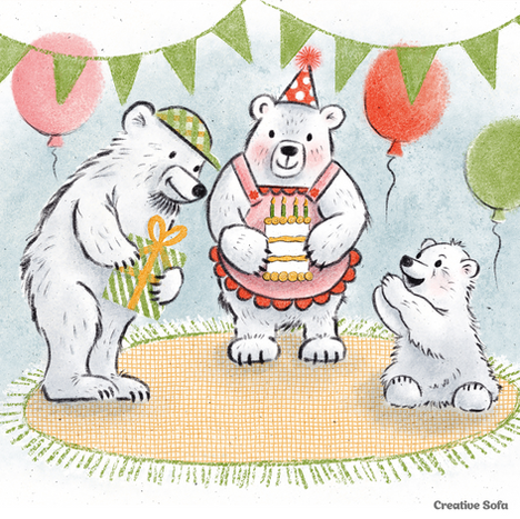 Bears-Celebration-Childrens-Book-illustration-by-Creative-Sofa