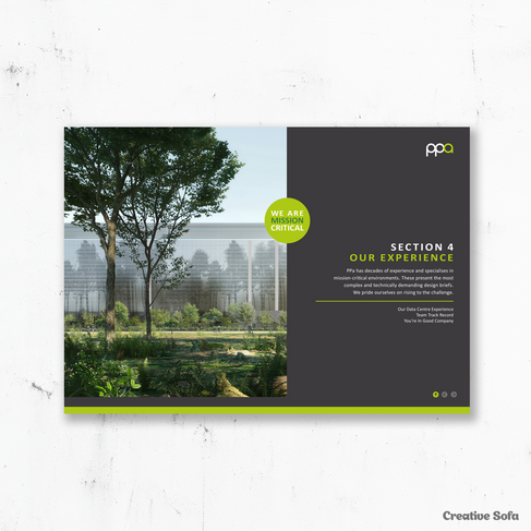 PPa Data Centres Capability Statement Design – Section 4 – by Creative Sofa