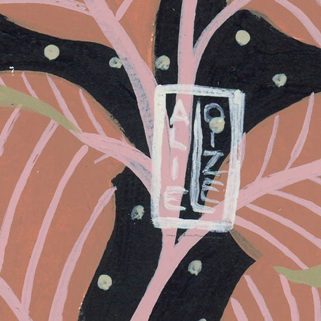Miniature : "Calliopé", 26x26 cm, acrylique et graphite sur papier, 2023