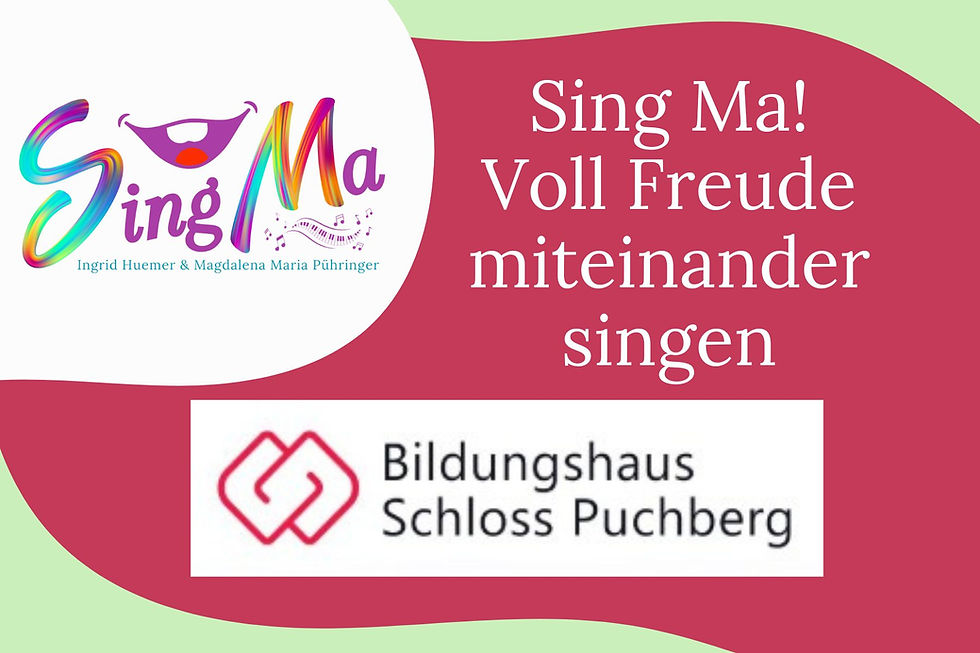 Sing Ma! Voll Freude miteinander singen