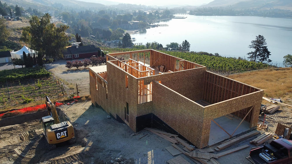 New house framing, a general contractor's construction project