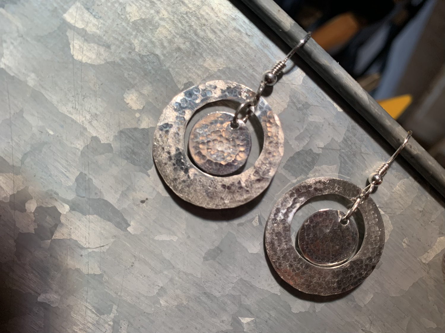 Orbital sterling silver earrings 